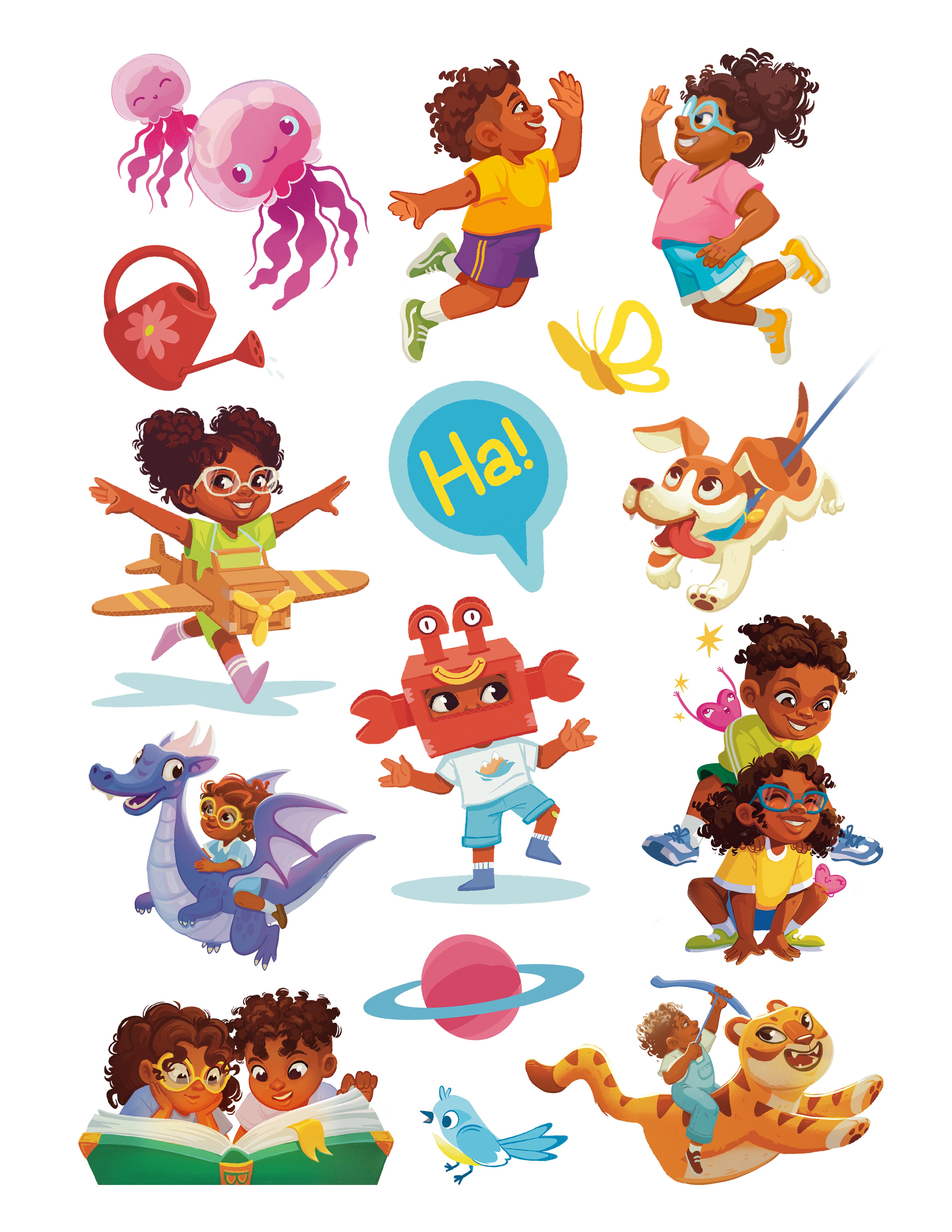 "High Five" Sticker Sheet